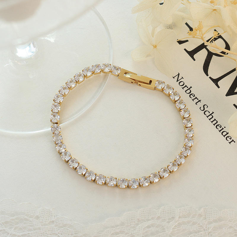 Luxury Crystal Tennis Bracelet — Product Photo | Power8