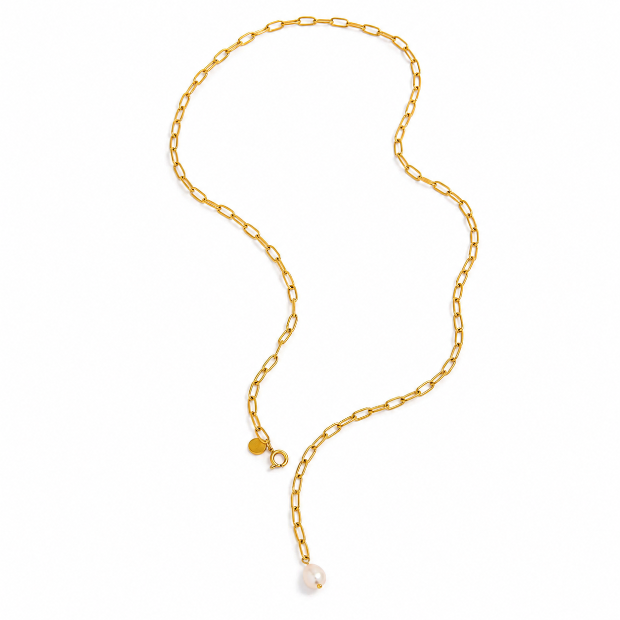 Freshwater Pearl Lariat — Lifestyle Shot | Power8